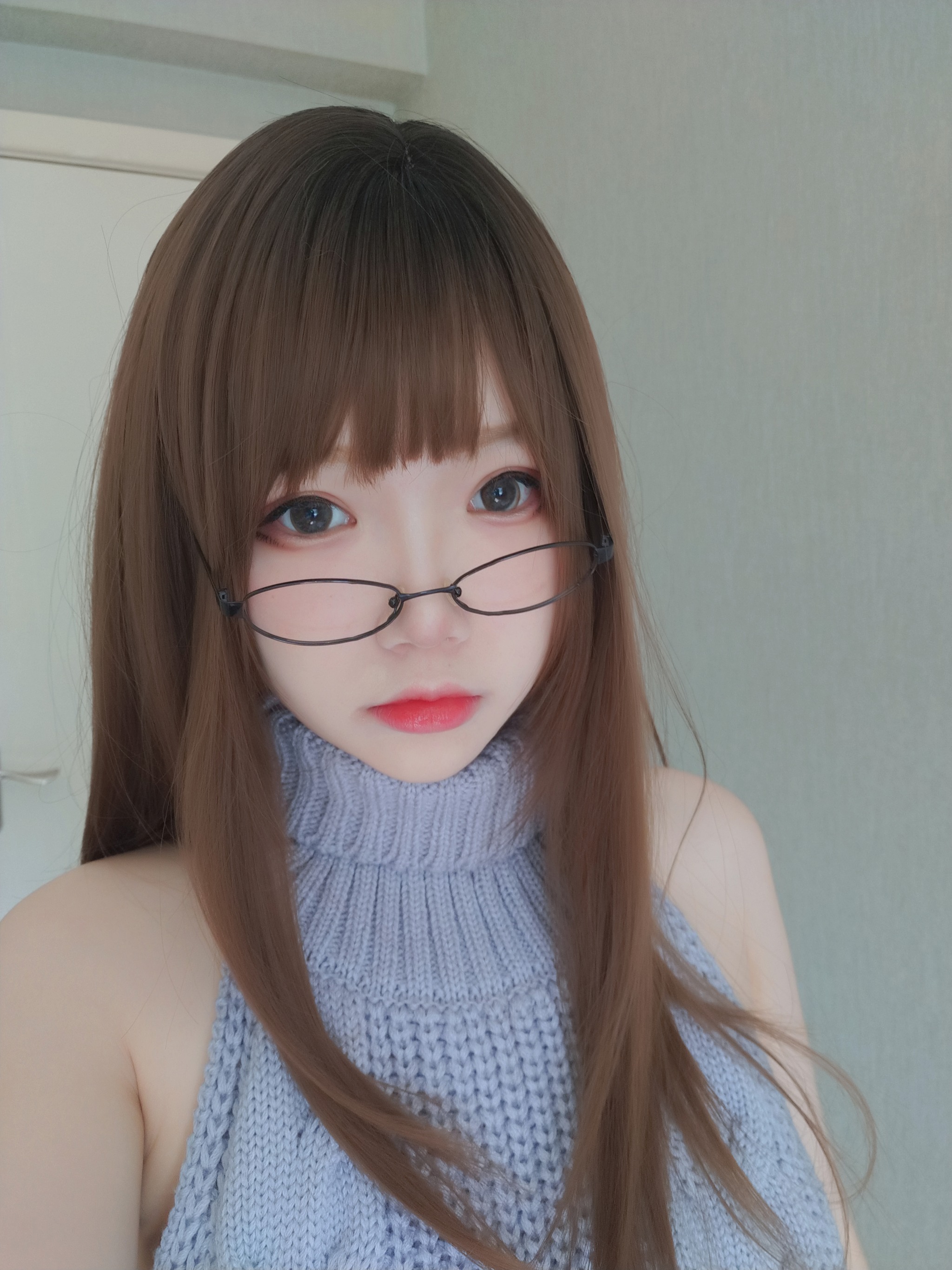 雪晴Astra - NO.022 雪晴Astar 自摄Vol.23 黑丝露背毛衣[155P19V]-XikXak